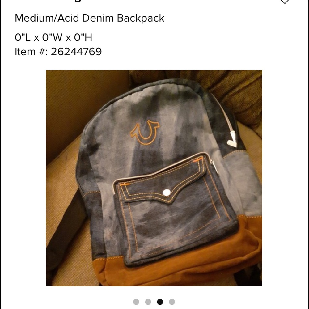 True religion back pack - Picture 1 of 3